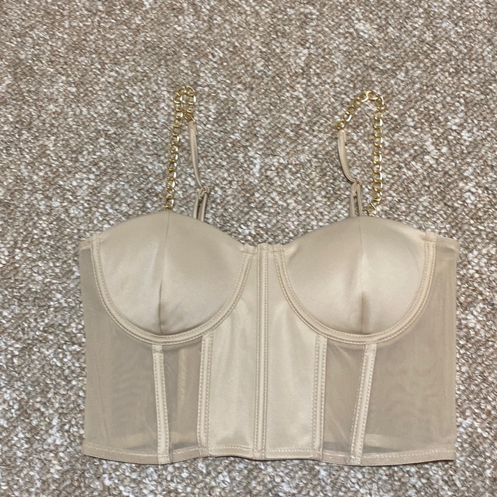 Nude Bustier corset top